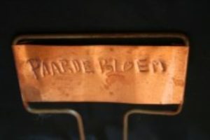 Plantlabel, koper, 25 centimeter