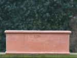 Terracotta pot Poggi Ugo, Cassetta orlo tondo Liscia, 93 cm